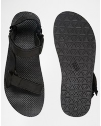 schwarze Sandalen von Teva