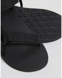 schwarze Sandalen von Teva