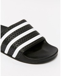 schwarze Sandalen von adidas