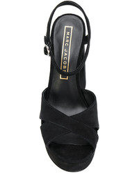 schwarze Sandalen von Marc Jacobs