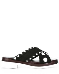 schwarze Sandalen von Robert Clergerie