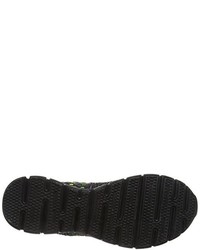 schwarze Sandalen von Skechers