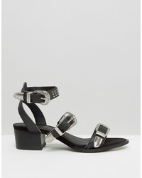 schwarze Sandalen von Asos