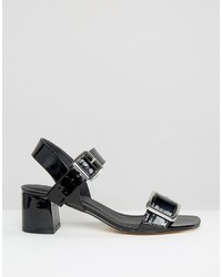 schwarze Sandalen von Asos