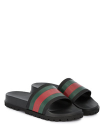 schwarze Sandalen von Gucci