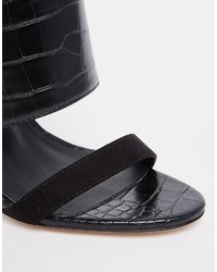 schwarze Sandaletten von Asos