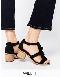 schwarze Sandaletten von Asos