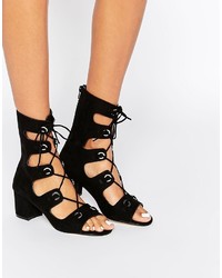 schwarze Sandaletten von Asos