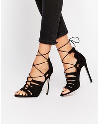 schwarze Sandaletten von Asos