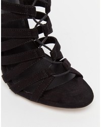 schwarze Sandaletten von Asos