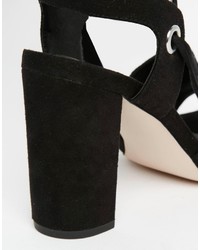 schwarze Sandaletten von Asos