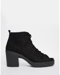 schwarze Sandaletten von Asos