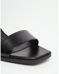 schwarze Sandaletten von Asos