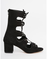 schwarze Sandaletten von Asos