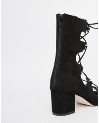 schwarze Sandaletten von Asos