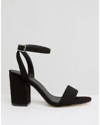 schwarze Sandaletten von Asos