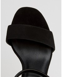 schwarze Sandaletten von Asos