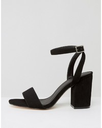 schwarze Sandaletten von Asos