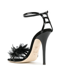 schwarze Sandaletten von Giuseppe Zanotti Design