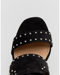 schwarze Sandaletten von Asos