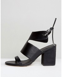 schwarze Sandaletten von Asos