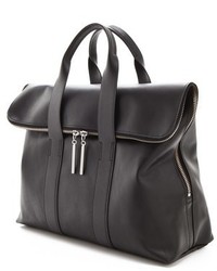 schwarze Satchel-Tasche aus Leder von 3.1 Phillip Lim