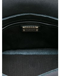 schwarze Satchel-Tasche aus Leder von Zanellato