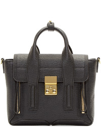 schwarze Satchel-Tasche aus Leder von 3.1 Phillip Lim