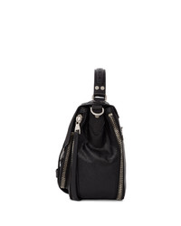 schwarze Satchel-Tasche aus Leder von Proenza Schouler