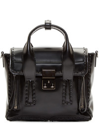 schwarze Satchel-Tasche aus Leder von 3.1 Phillip Lim