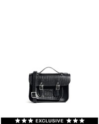 schwarze Satchel-Tasche aus Leder von Cambridge Satchel Company
