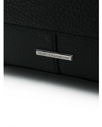 schwarze Satchel-Tasche aus Leder von Rebecca Minkoff