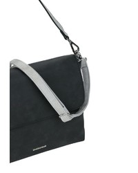 schwarze Satchel-Tasche aus Leder von EMILY & NOAH