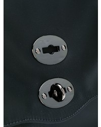 schwarze Satchel-Tasche aus Leder von Zanellato