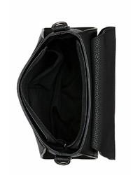 schwarze Satchel-Tasche aus Leder von J. JAYZ