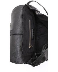 schwarze Satchel-Tasche aus Leder von See by Chloe
