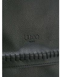 schwarze Satchel-Tasche aus Leder von Liu Jo