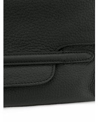 schwarze Satchel-Tasche aus Leder von Zanellato