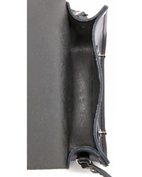 schwarze Satchel-Tasche aus Leder von Cambridge Satchel
