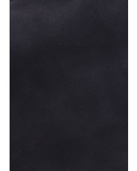 schwarze Satchel-Tasche aus Wildleder von EMILY & NOAH