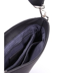 schwarze Satchel-Tasche aus Wildleder von EMILY & NOAH
