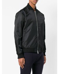 schwarze Satin Bomberjacke von Iceberg