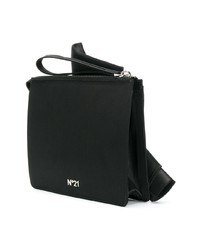 schwarze Satin Clutch von N°21