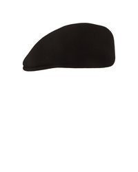 schwarze Schiebermütze von Breiter