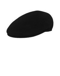 schwarze Schiebermütze von Kangol