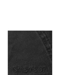 schwarze Schiebermütze von Stetson