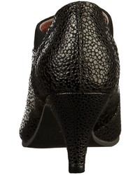 schwarze Schnürstiefeletten aus Leder von Lola Ramona