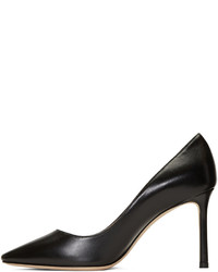 schwarze Schuhe aus Leder von Jimmy Choo