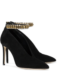 schwarze Schuhe aus Leder von Jimmy Choo