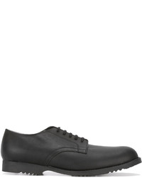 schwarze Schuhe aus Leder von Comme des Garcons